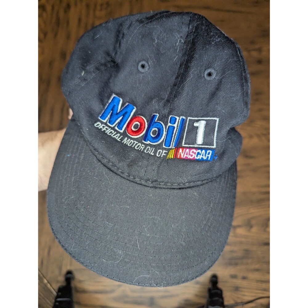 Chase Authentics Mobil 1 Hat Cap Official Motor Oil Nascar Flying Pegasus Horse